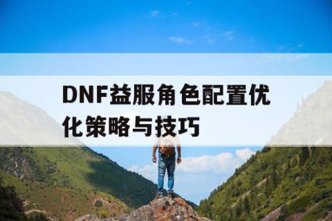 DNF益服角色配置优化策略与技巧