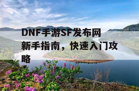 DNF手游SF发布网新手指南，快速入门攻略