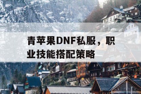 青苹果DNF私服，职业技能搭配策略