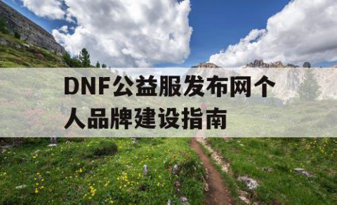 DNF公益服发布网个人品牌建设指南