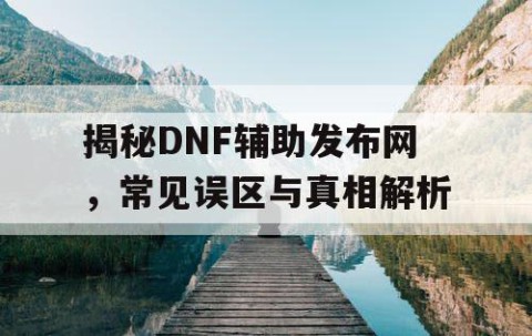 揭秘DNF辅助发布网，常见误区与真相解析