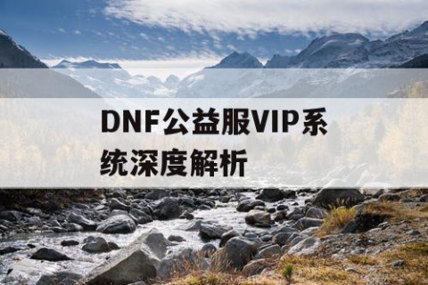 DNF公益服VIP系统深度解析