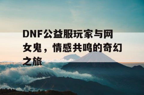 DNF公益服玩家与网女鬼，情感共鸣的奇幻之旅