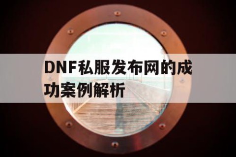 DNF私服发布网的成功案例解析