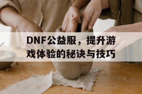 DNF公益服，提升游戏体验的秘诀与技巧