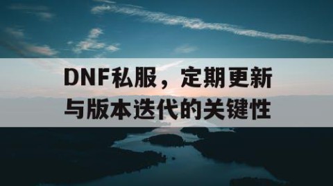 DNF私服，定期更新与版本迭代的关键性