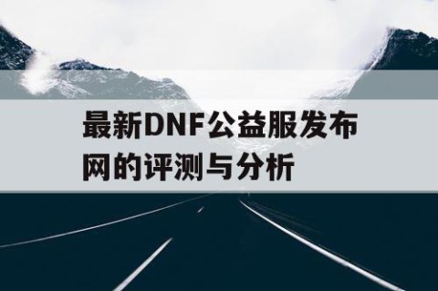 最新DNF公益服发布网的评测与分析