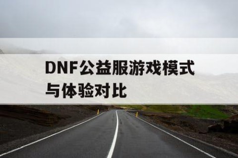 DNF公益服游戏模式与体验对比