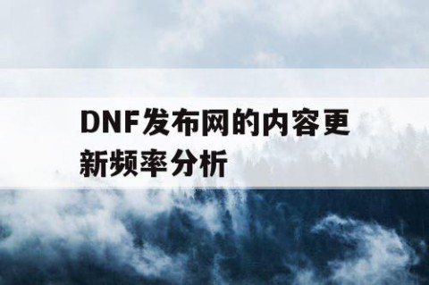 DNF发布网的内容更新频率分析