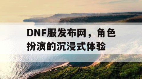 DNF服发布网，角色扮演的沉浸式体验