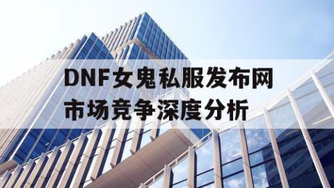 DNF女鬼私服发布网市场竞争深度分析