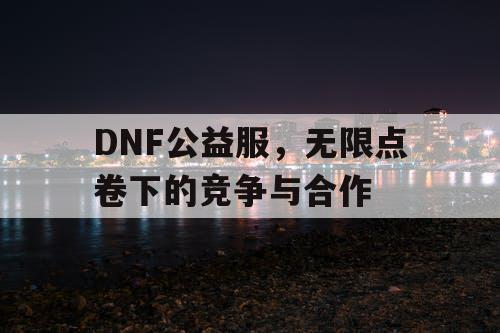 DNF公益服，无限点卷下的竞争与合作