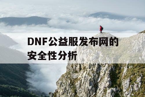 DNF公益服发布网的安全性分析