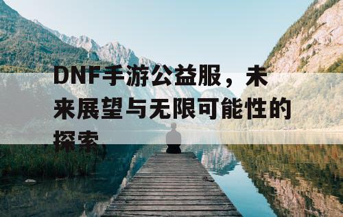 DNF手游公益服	，未来展望与无限可能性的探索