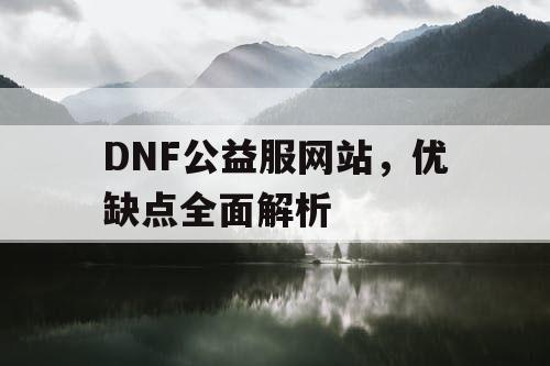 DNF公益服网站	，优缺点全面解析