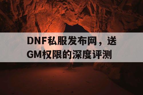 DNF私服发布网	，送GM权限的深度评测