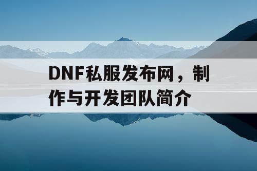 DNF私服发布网	，制作与开发团队简介