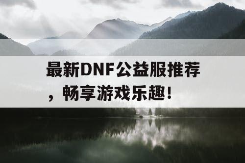 最新DNF公益服推荐，畅享游戏乐趣！