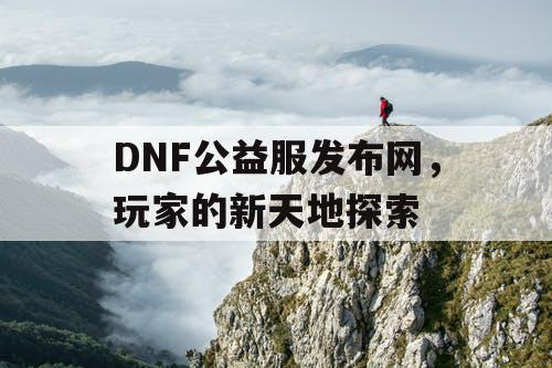 DNF公益服发布网，玩家的新天地探索