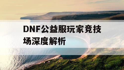 DNF公益服玩家竞技场深度解析