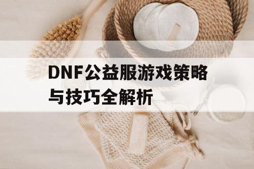 DNF公益服游戏策略与技巧全解析