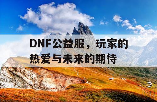 DNF公益服，玩家的热爱与未来的期待