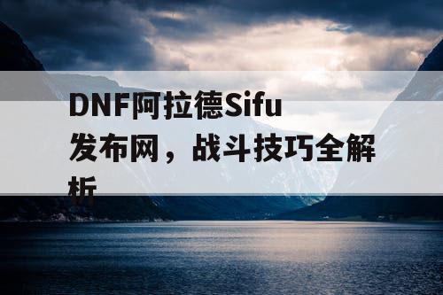 DNF阿拉德Sifu发布网，战斗技巧全解析