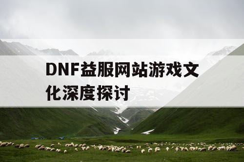 DNF益服网站游戏文化深度探讨