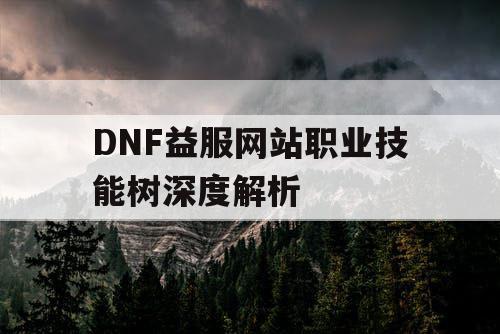 DNF益服网站职业技能树深度解析