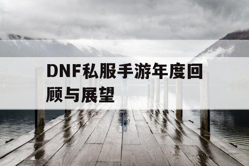 DNF私服手游年度回顾与展望