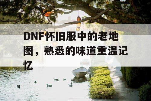 DNF怀旧服中的老地图	，熟悉的味道重温记忆