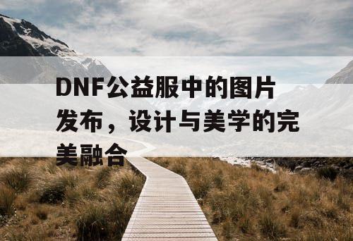 DNF公益服中的图片发布，设计与美学的完美融合