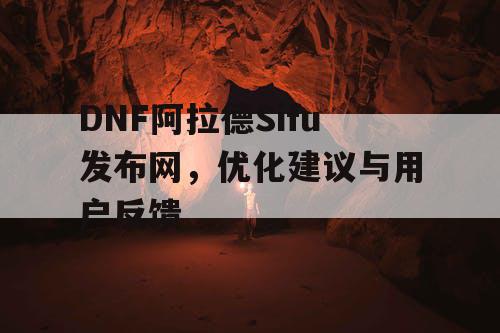 DNF阿拉德Sifu发布网	，优化建议与用户反馈