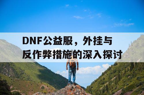 DNF公益服，外挂与反作弊措施的深入探讨