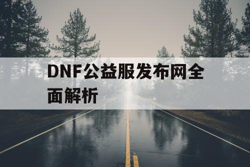 DNF公益服发布网全面解析