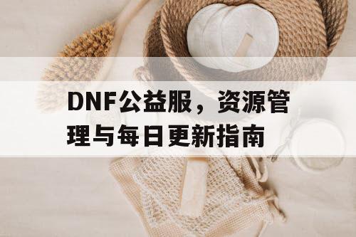 DNF公益服，资源管理与每日更新指南