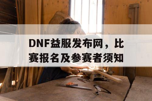 DNF益服发布网，比赛报名及参赛者须知