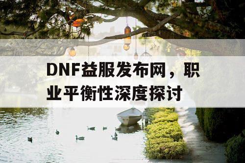 DNF益服发布网	，职业平衡性深度探讨