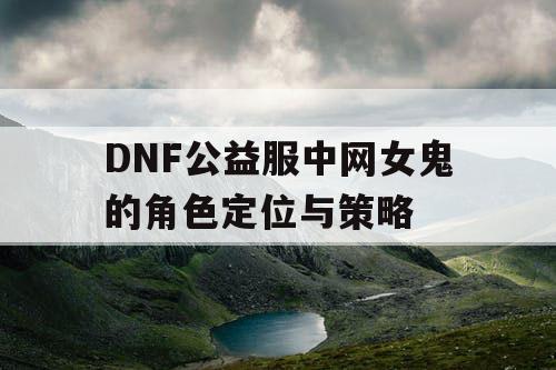 DNF公益服中网女鬼的角色定位与策略