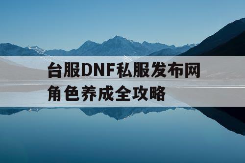 台服DNF私服发布网角色养成全攻略