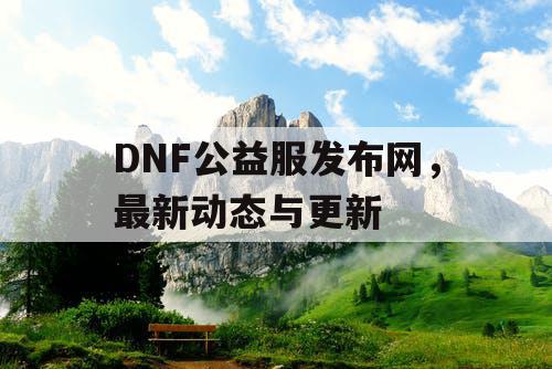 DNF公益服发布网，最新动态与更新