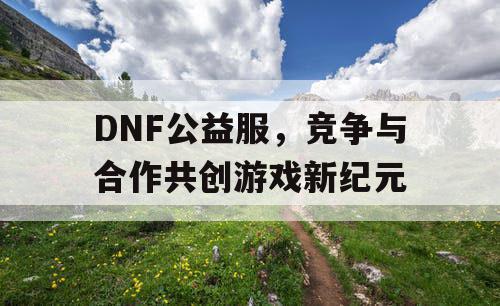 DNF公益服，竞争与合作共创游戏新纪元