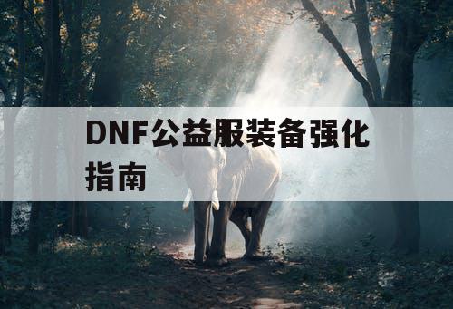 DNF公益服装备强化指南