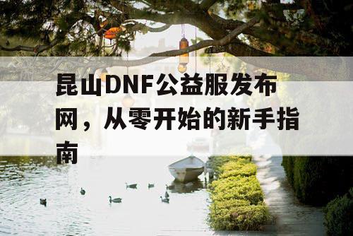 昆山DNF公益服发布网，从零开始的新手指南