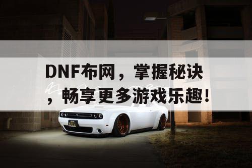 DNF布网	，掌握秘诀，畅享更多游戏乐趣！