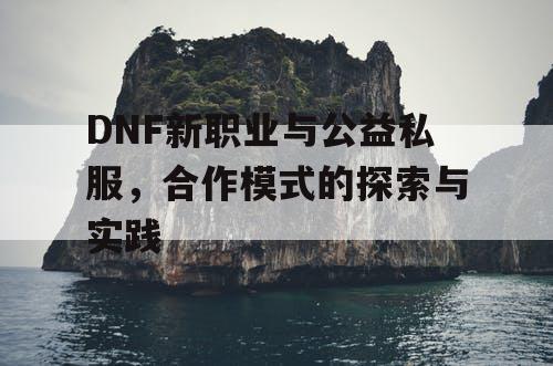 DNF新职业与公益私服，合作模式的探索与实践