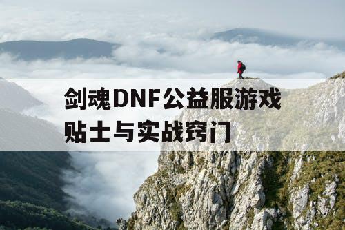 剑魂DNF公益服游戏贴士与实战窍门